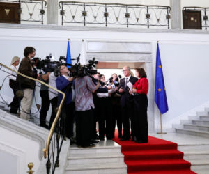 Wołodymyr Zełenski w polskim Sejmie