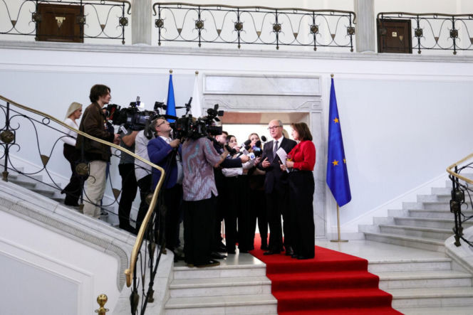 Wołodymyr Zełenski w polskim Sejmie