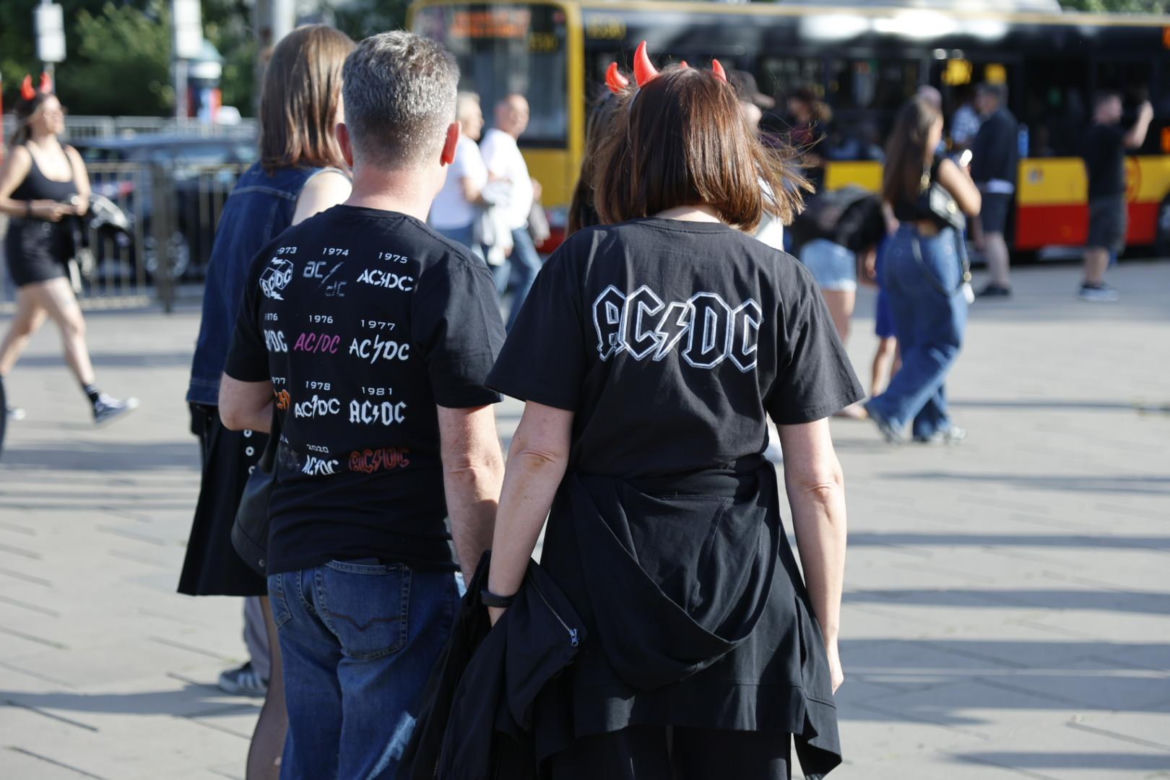 Koncert AC/DC w Warszawie (4.07.2025) - część pierwsza. Organizatorem koncertu jest Live Nation