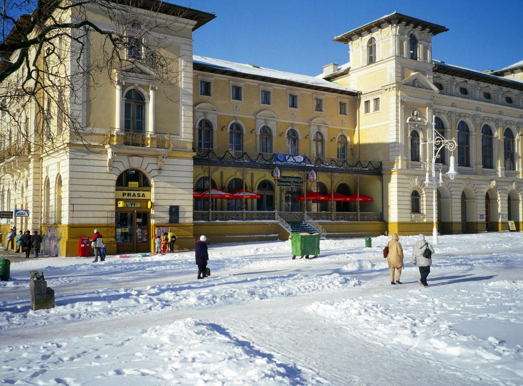 Krynica-Zdrój zimą