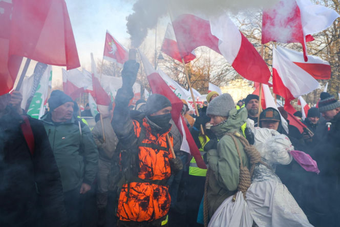 Protest rolników w Warszawie (9.01.2026)