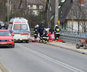 9-latek wjechał pod auto quadem
