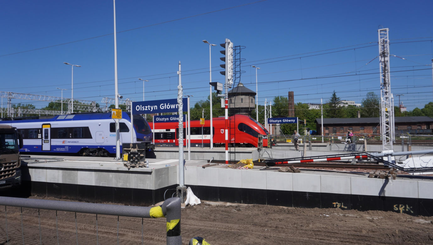 Dworzec Olsztyn Główny coraz bliżej. Budynek niemal na ukończeniu [ZDJĘCIA]