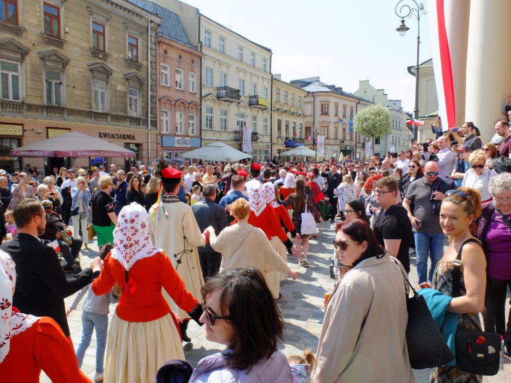 Lublin tańczył poloneza na Święto Konstytucji 3 Maja