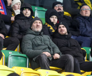 GKS Katowice - Widzew Łódź, zdjęcia kibiców z meczu 20. kolejki PKO BP Ekstraklasy