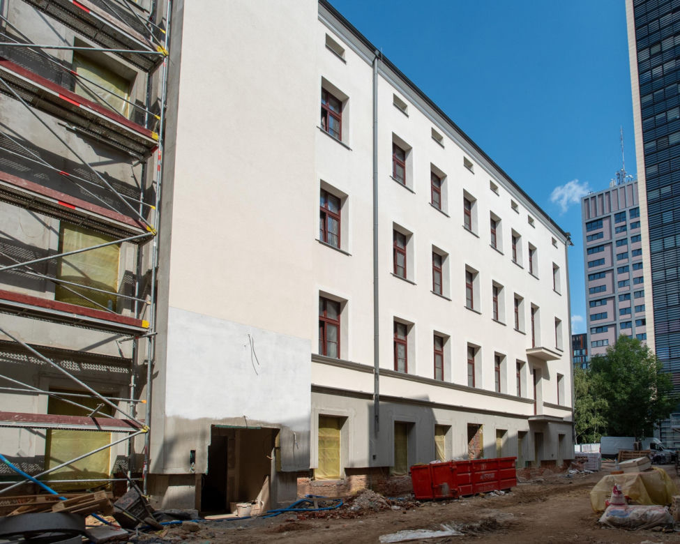 Remont kamienicy przy ul. Sienkiewicza 22 w Łodzi
