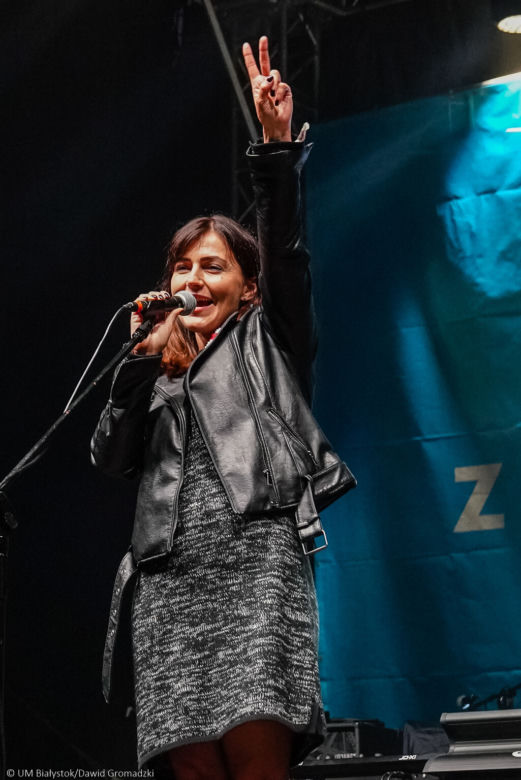 Sercem z Białorusią. Koncert pod teatrem w imię wolności i solidarności [ZDJĘCIA]