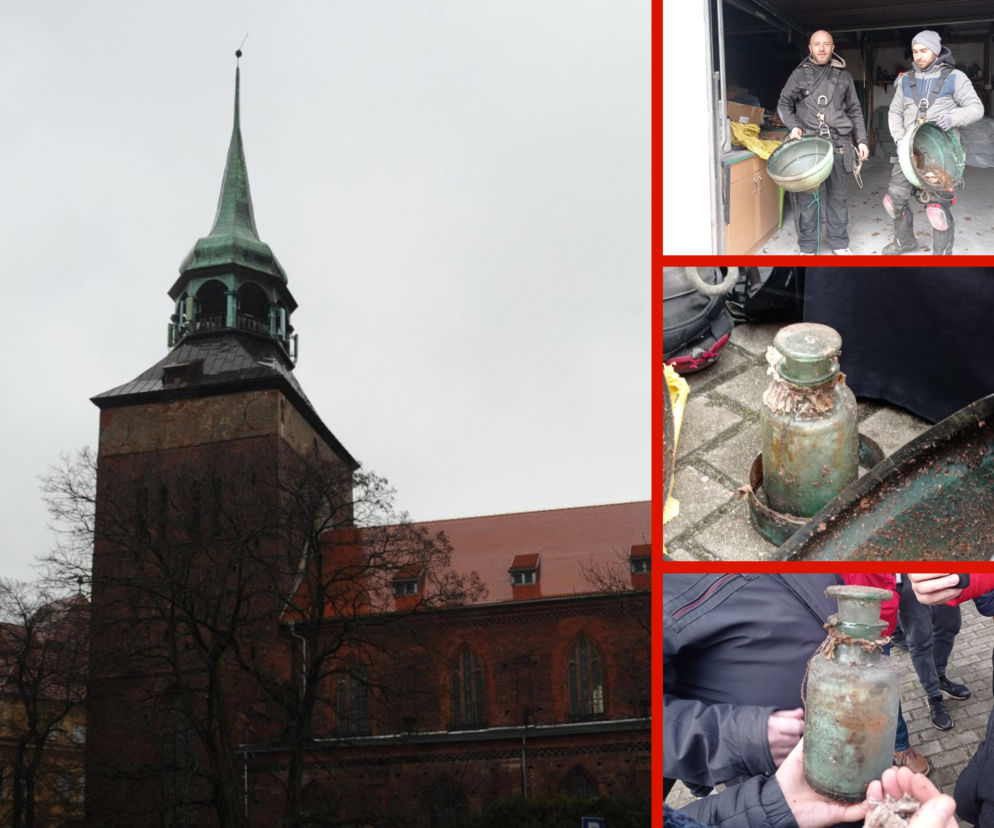 Wieża kościoła w Białogardzie skrywała tajemnicę sprzed lat. Co było w kapsule czasu? 