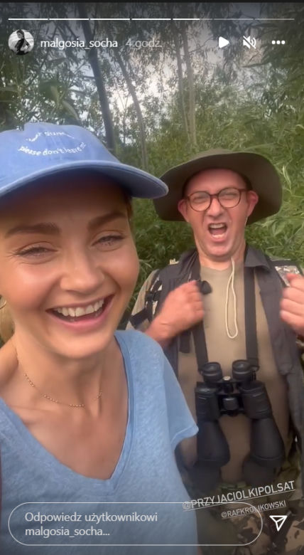 Przyjaciółki po wakacjach 2022: Inga (Małgorzata Socha), Rafał (Rafał Królikowski)