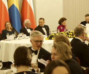 Obiad na cześć szwedzkiej pary królewskiej