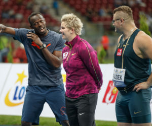 Usain Bolt podczas Memoriału Kamili Skolimowskiej