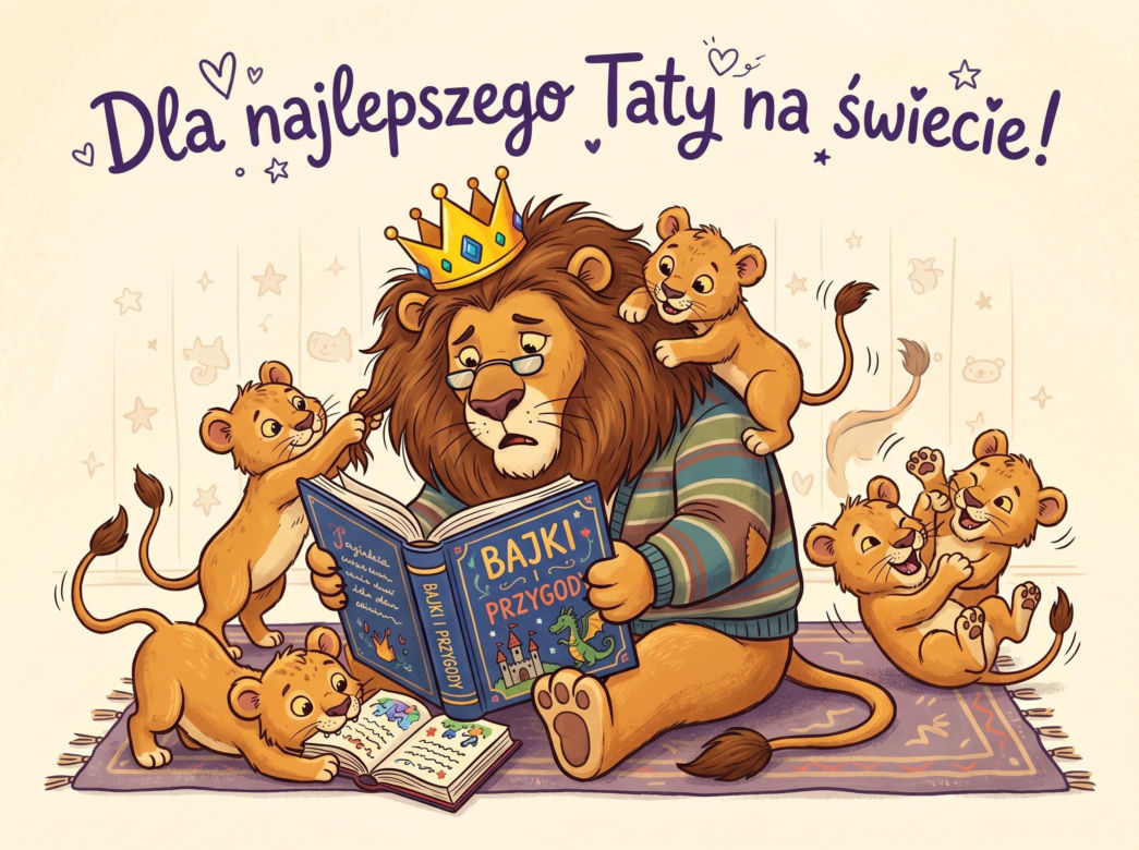 Śmieszna kartka elektroniczna na Dzień Ojca