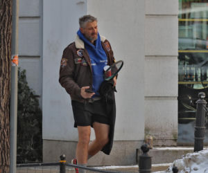 Maciej Dowbor wystawił nogi na mróz