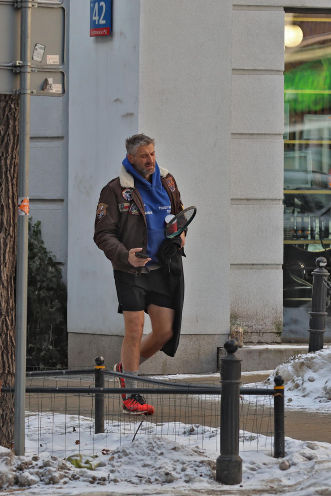 Maciej Dowbor wystawił nogi na mróz