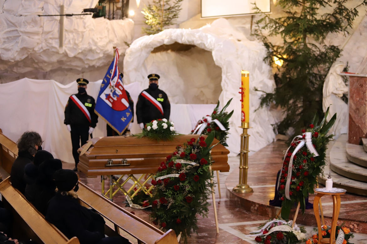 Ostatnie pożegnanie Tadeusza Krokosa. Padły wzruszające słowa [ZDJĘCIA]