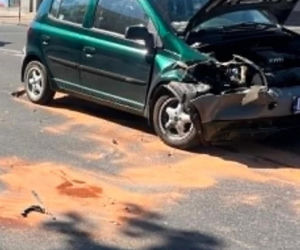 Wypadek samochodowy w Siedlcach