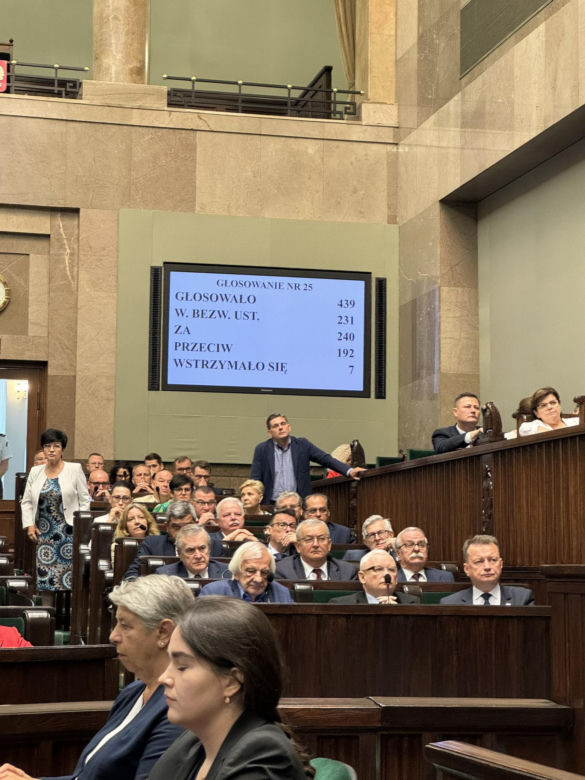 Sejm uchylił immunitetu posłowi PiS Michałowi Wosiowi 