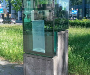 Pomnik powielacza w Szczecinie