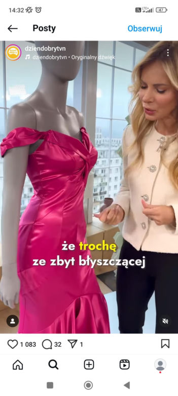 Izabela Janachowska pokazała swoją sukienkę ze studniówki