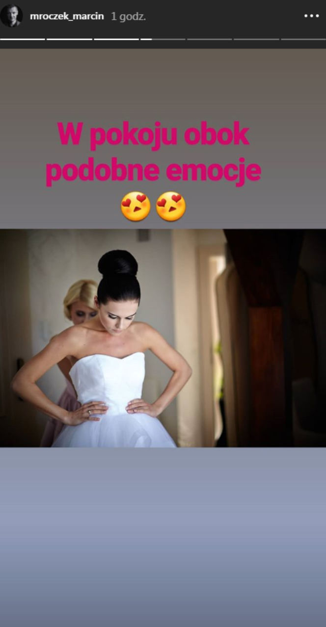 Marcin Mroczek i jego żona Marlena świętują rocznicę ślubu