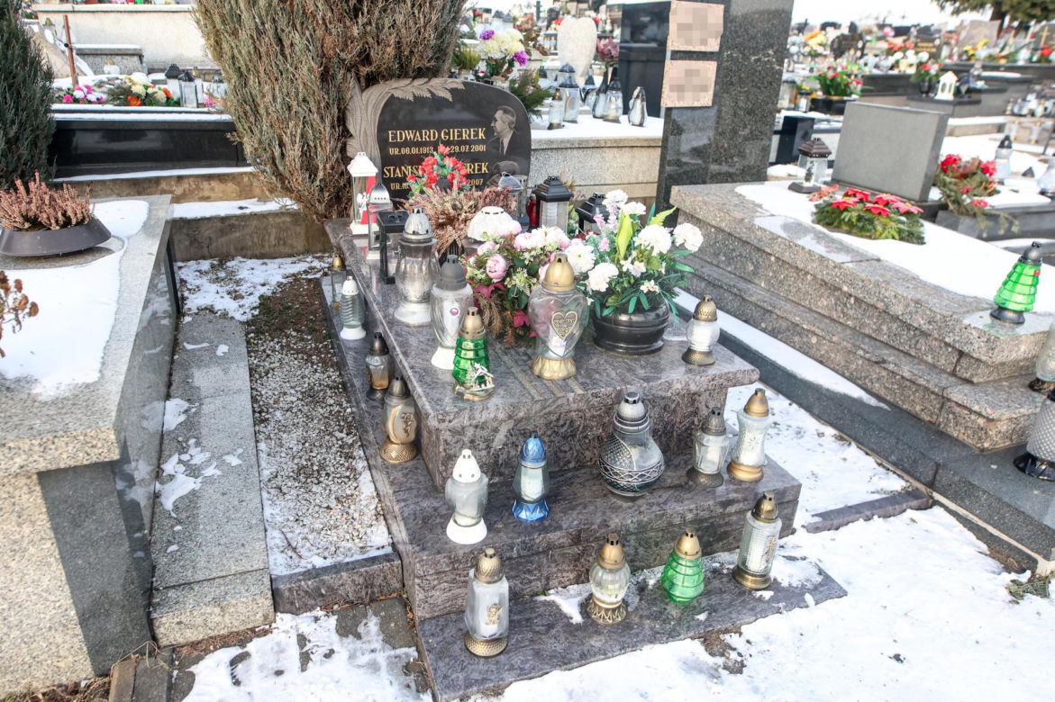 Grób Gierka a 113. rocznicę jego urodzin