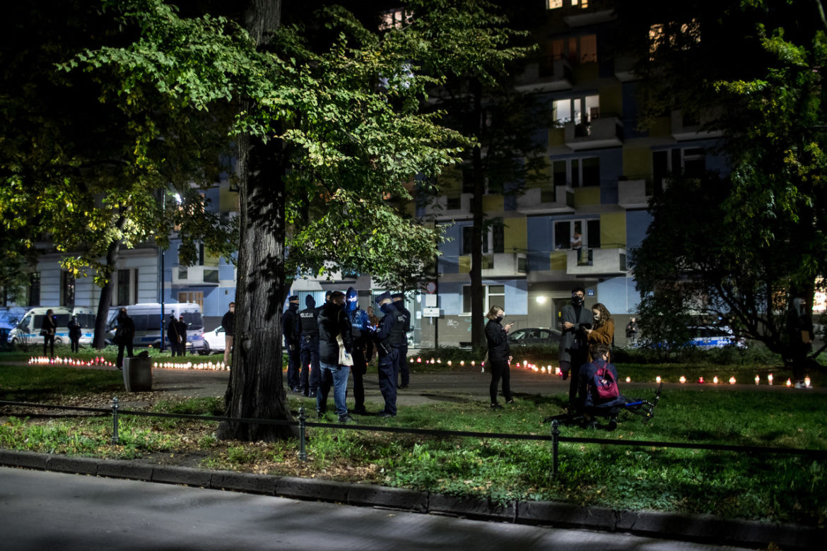 Pogrzeb praw kobiet. Protest po wyroku TK w Krakowie