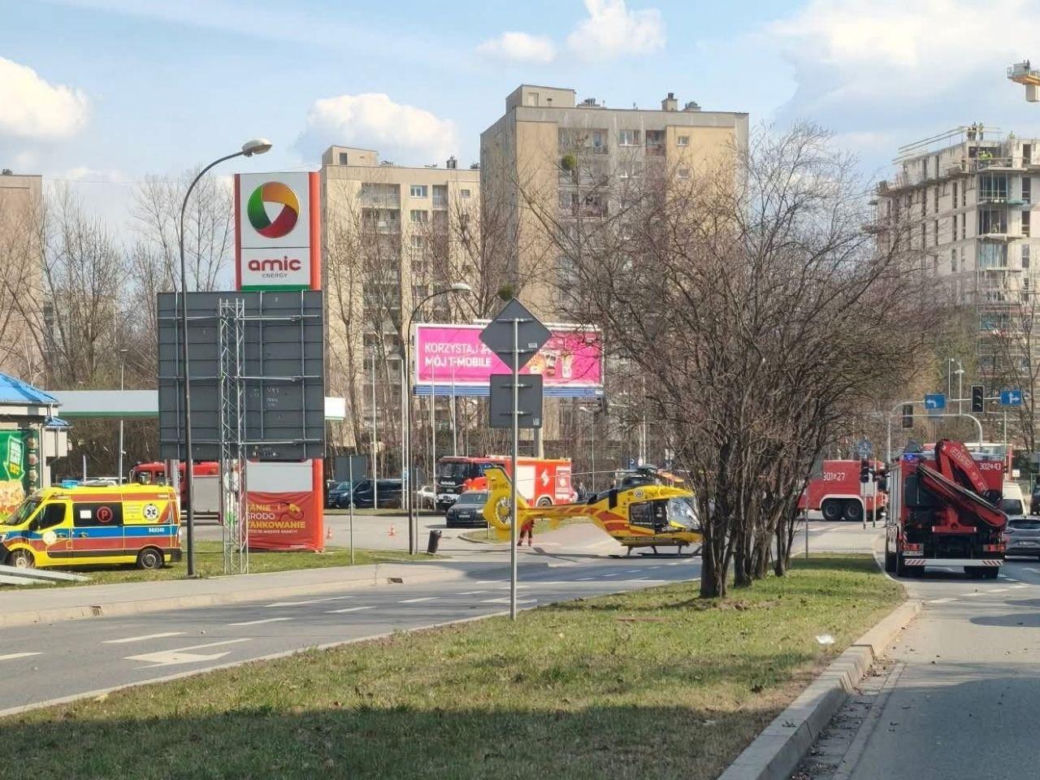 Wybuch na stacji paliw