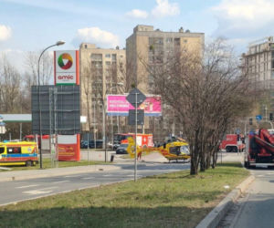 Wybuch na stacji paliw