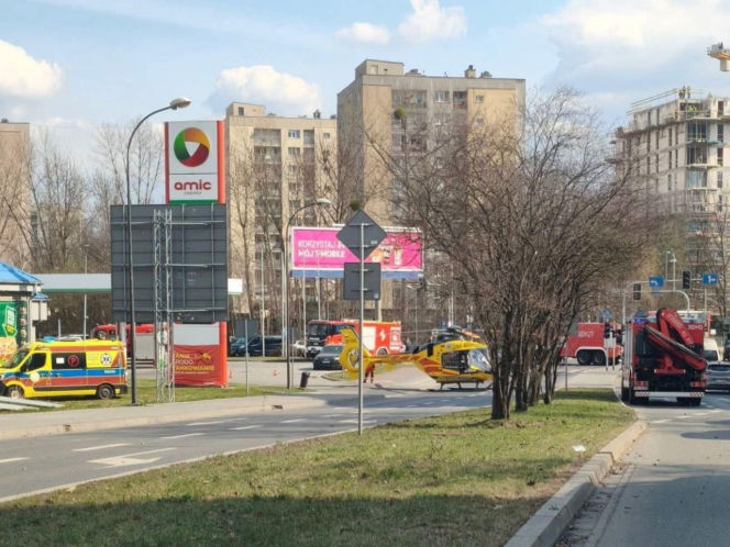 Wybuch na stacji paliw