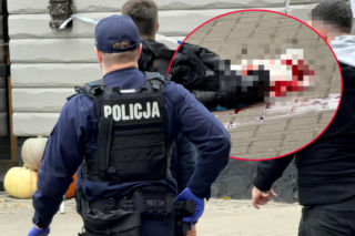 Nożownik w centrum Warszawy. Zaatakował mężczyznę w głowę i uciekł