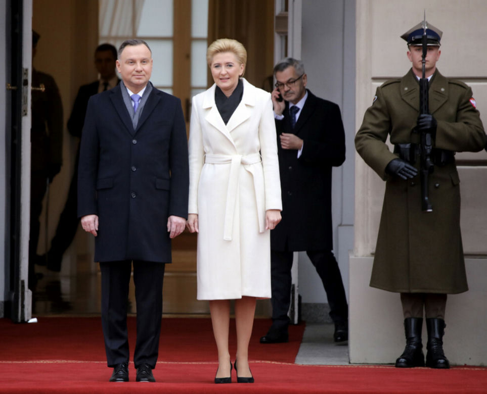 Stylowa Agata Duda na jesień