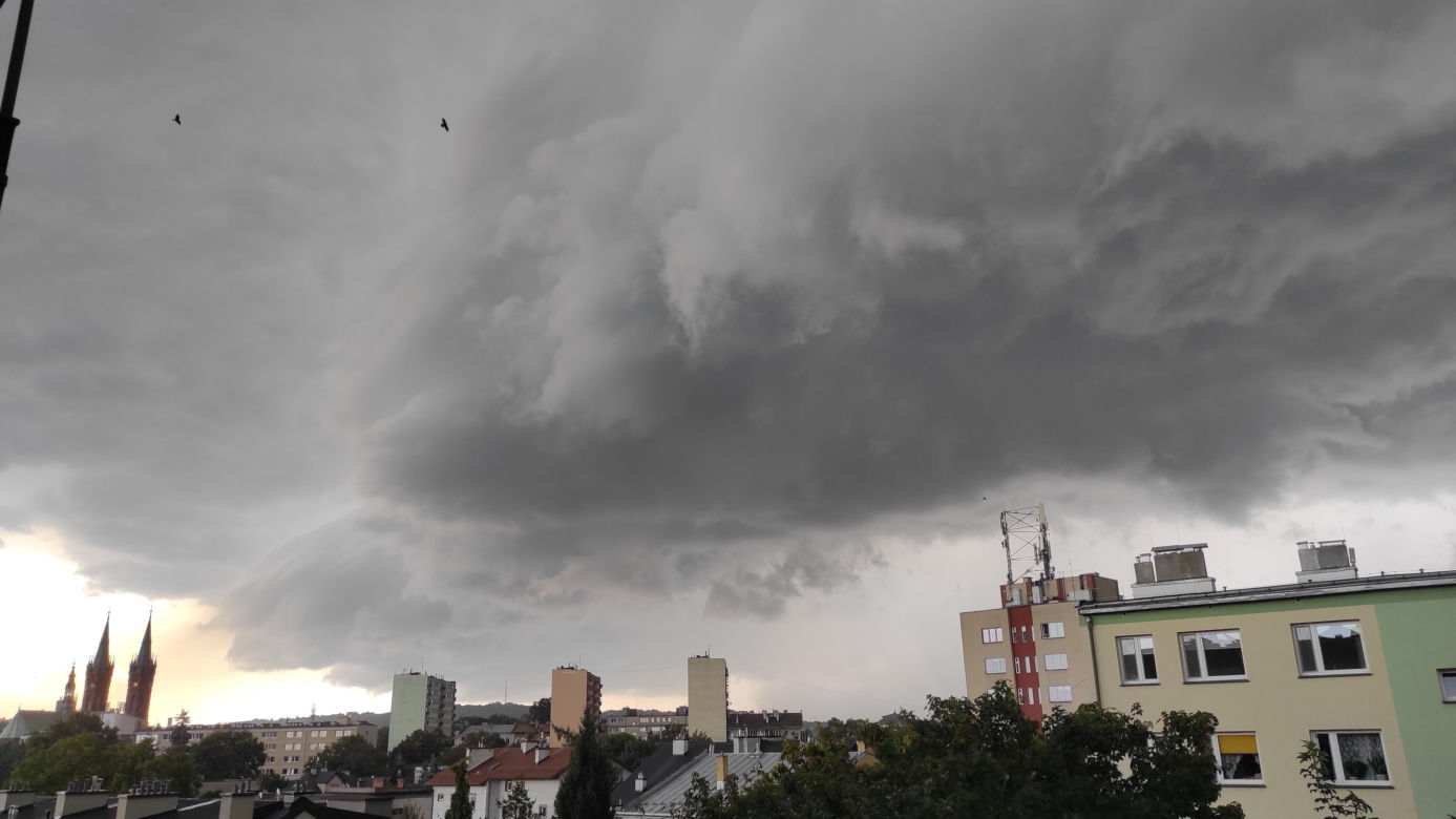 Potężne gradobicie w Tarnowie i regionie - 29.08.2023 r.