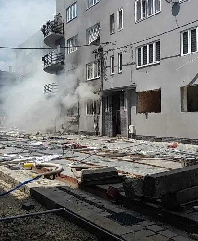 Potężna eksplozja w Bytomiu! Wybuchł gaz w kamienicy
