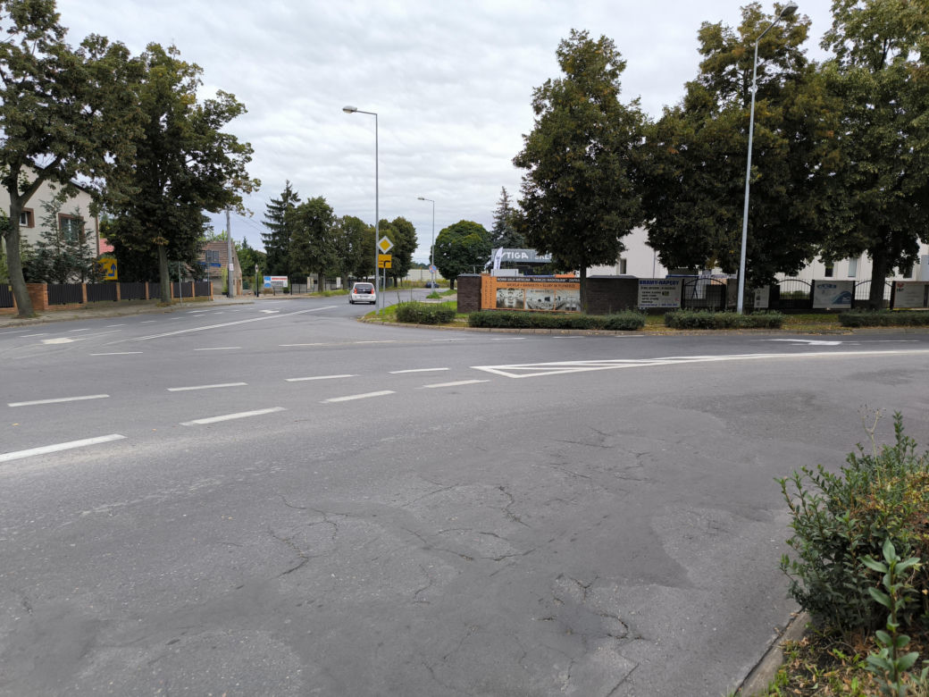 Skrzyżowanie ulic Norwida i Obrońców Lwowa