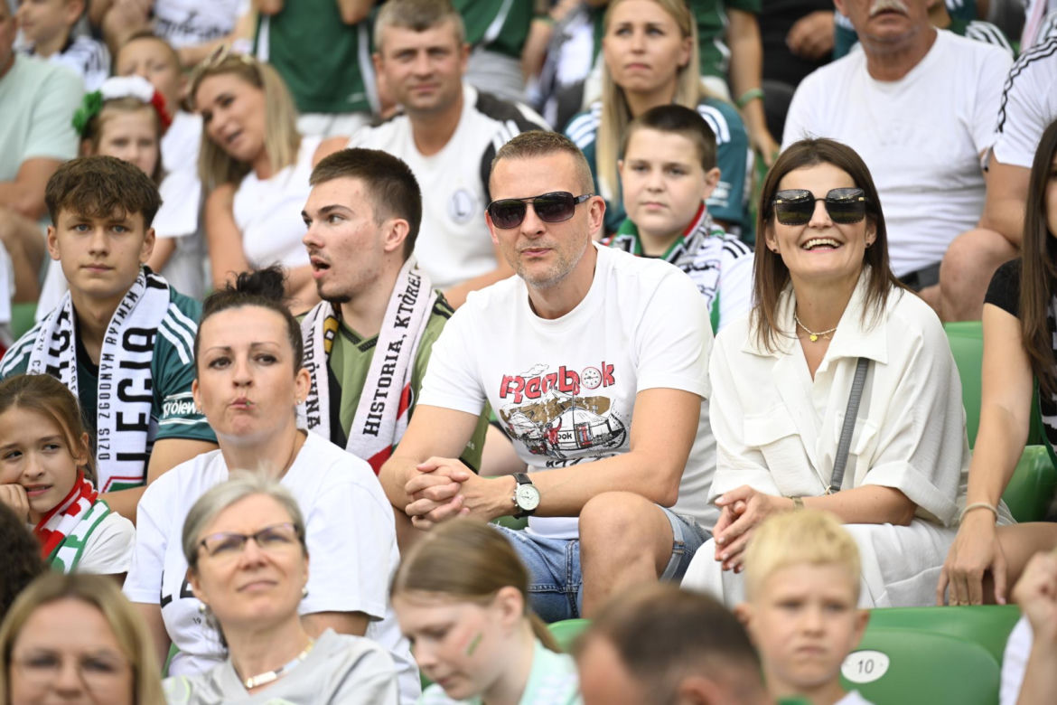 Legia Warszawa - Zagłębie Lubin: Zdjęcia kibiców