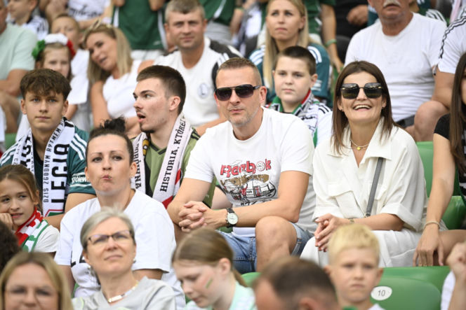 Legia Warszawa - Zagłębie Lubin: Zdjęcia kibiców