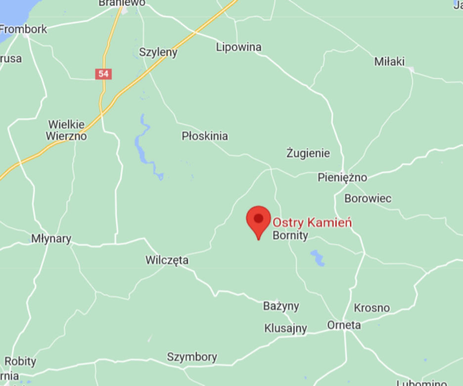 Wieś Ostry Kamień