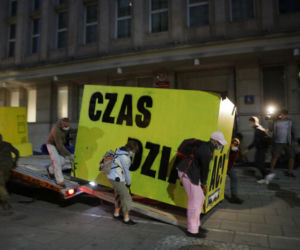 Aktywiści Greenpeace zablokowali gmach Ministerstwa Aktywów Państwowych