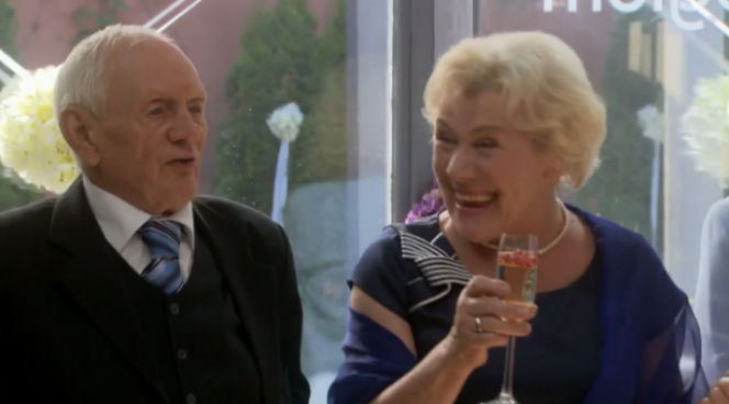 M jak miłość po wakacjach Barbara (Teresa Lipowska), Lucjan (Witold Pyrkosz)