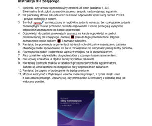 arkusz maturalny CKE - matematyka podstawowa
