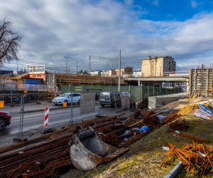 Przebudowa linii kolejowej E65 w Sosnowcu, remonty wiaduktów, dworca, peronów
