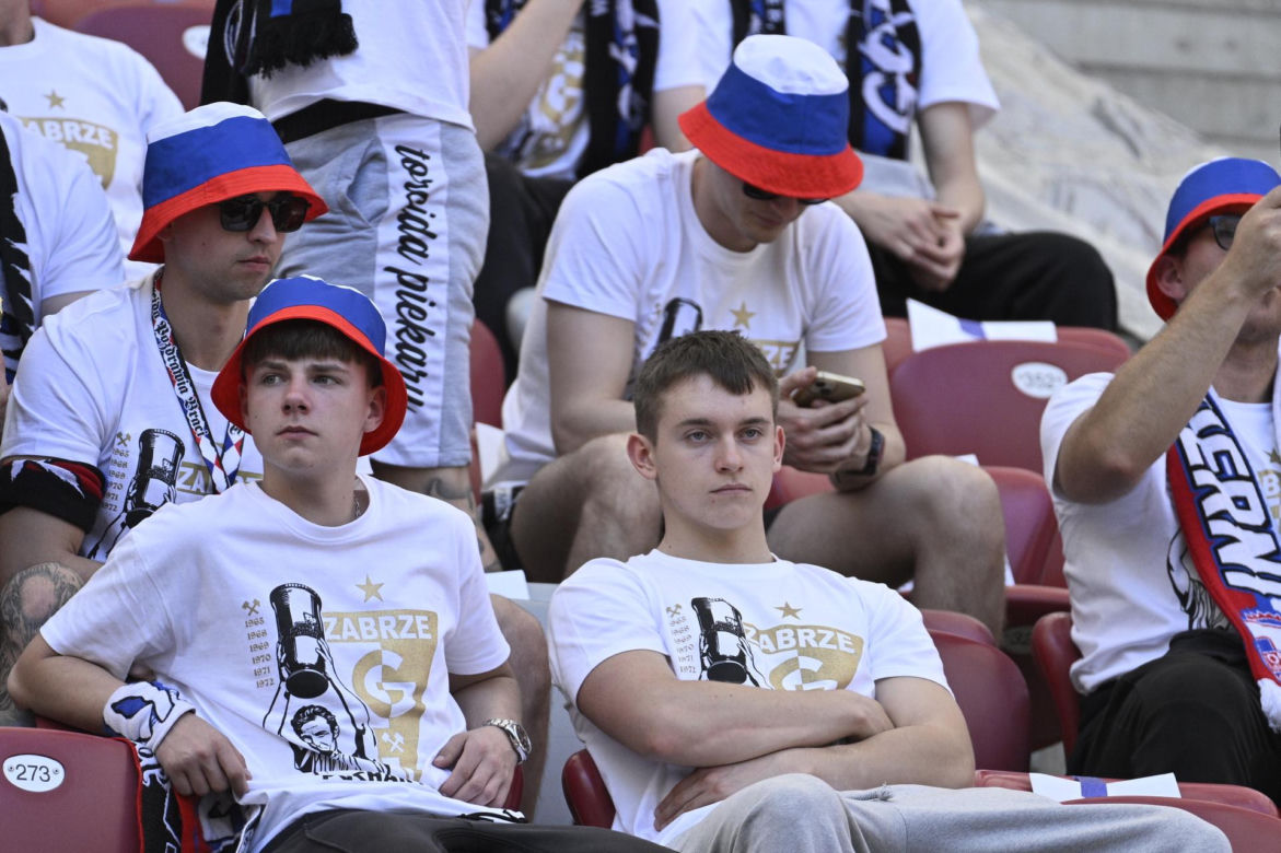 Kibice na finale Pucharu Polski: Górnik - Raków