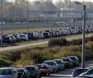 Lanos roztrzaskał się na słupie