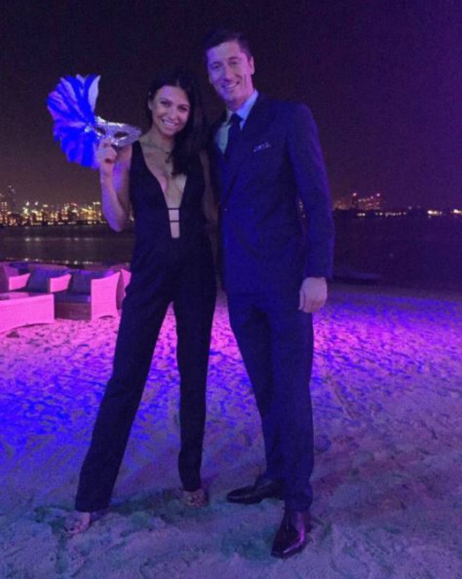 Robert Lewandowski i Anna Lewandowska