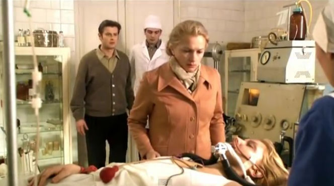 Anna German odc. 5. Joanna Moro, Zbigniew Tucholski (Szymon Sędrowski), Irma Berner (Maria Poroszyna)