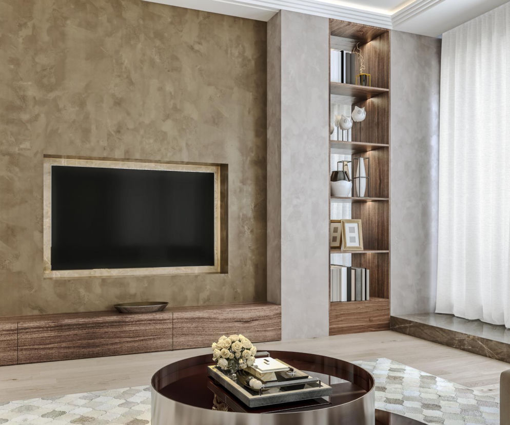 Stiuk wenecki – od matu po wysoki połysk. Efekt marmuru na ścianie