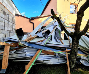 Dudley sieje zniszczenie w Warszawie. Powyrywane drzewa runęły na auta
