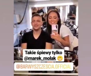 Barwy szczęścia; Marek Molak (Hubert), Mariolka (Agnieszka Mrozińska)