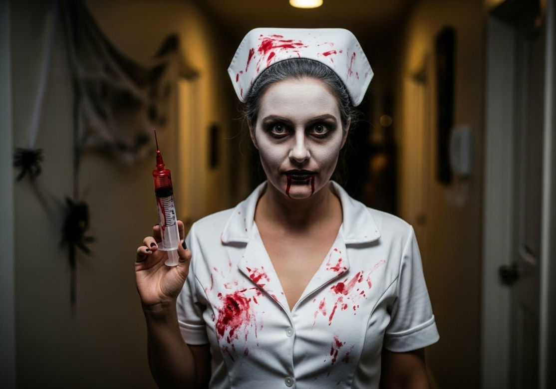 Za co się przebrać na Hallowen? Krwawa pielęgniarka