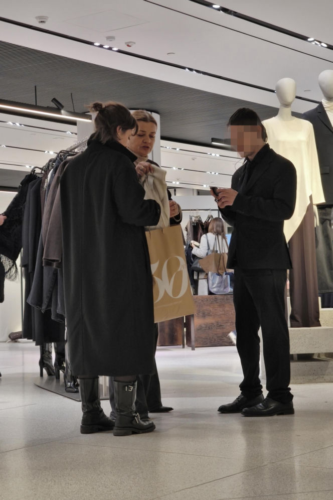 Małgorzata Ostrowska-Królikowska na zakupach